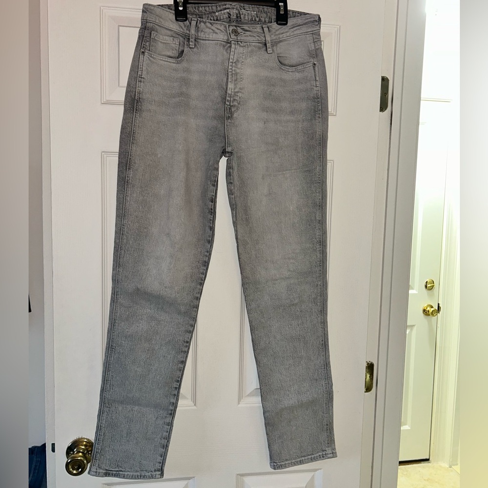 Old Navy Men's Light Gray Slim Jeans